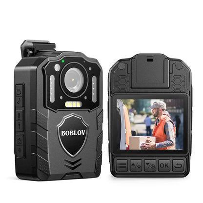 1080P Body Camera with 13-Hour Recording 64GB Black-0