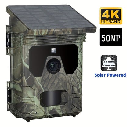 Solar-Powered 4K Wildlife Trail Cam Hunting Camera-1